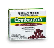COMBANTRIN® Chocolate Squares
